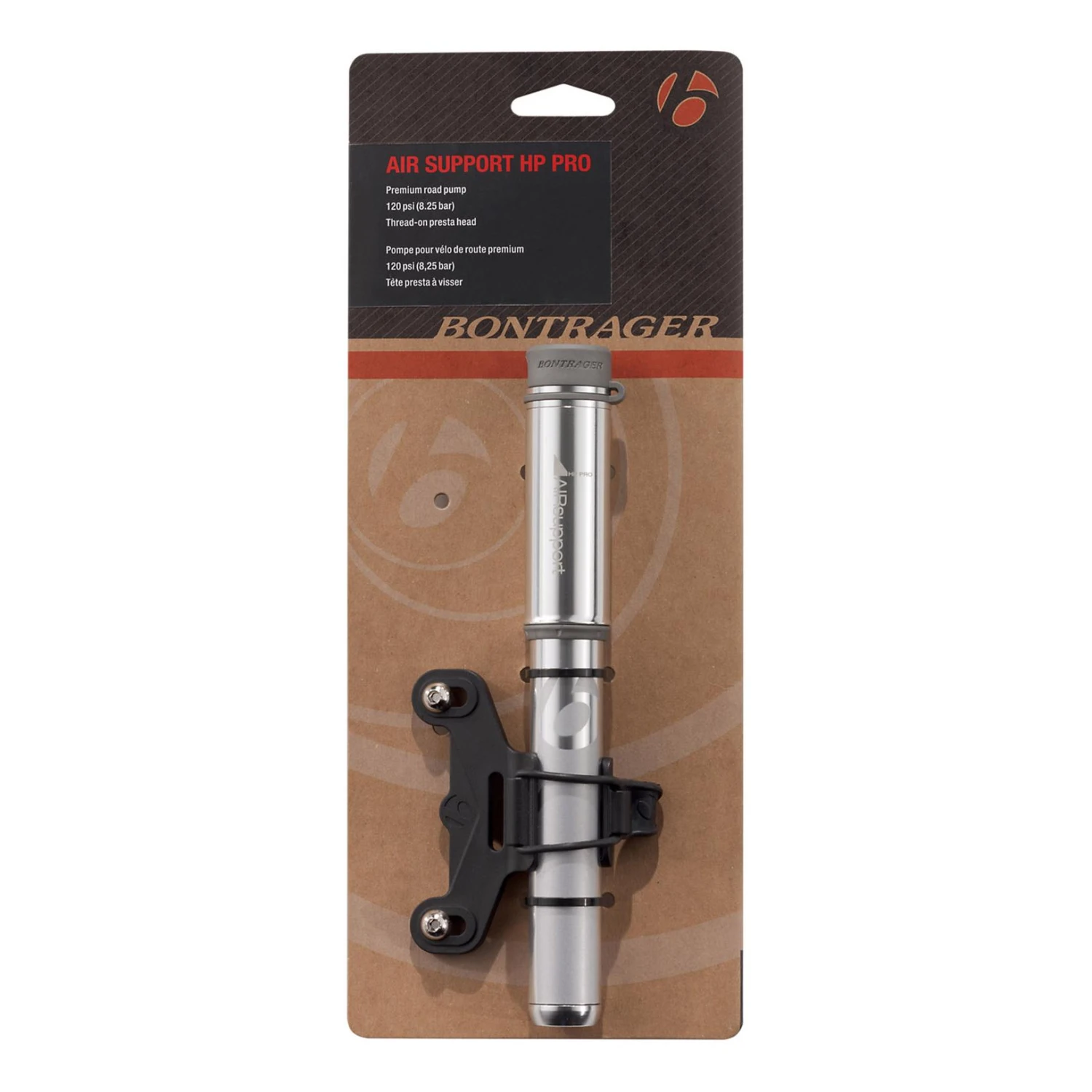 Bontrager Pompe Air Support HP Pro S Argenté 4 Bontrager Pompe Air Support HP Pro S Argenté – Image 2