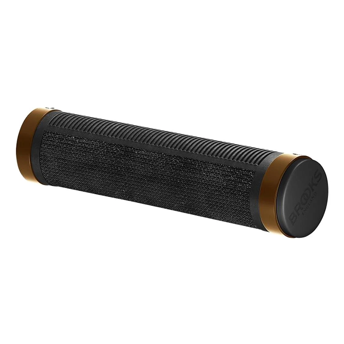 Brooks England Rubber Grips (130+130mm) - Black / Orange Noir 3 Brooks England Rubber Grips (130+130mm) - Black / Orange Noir