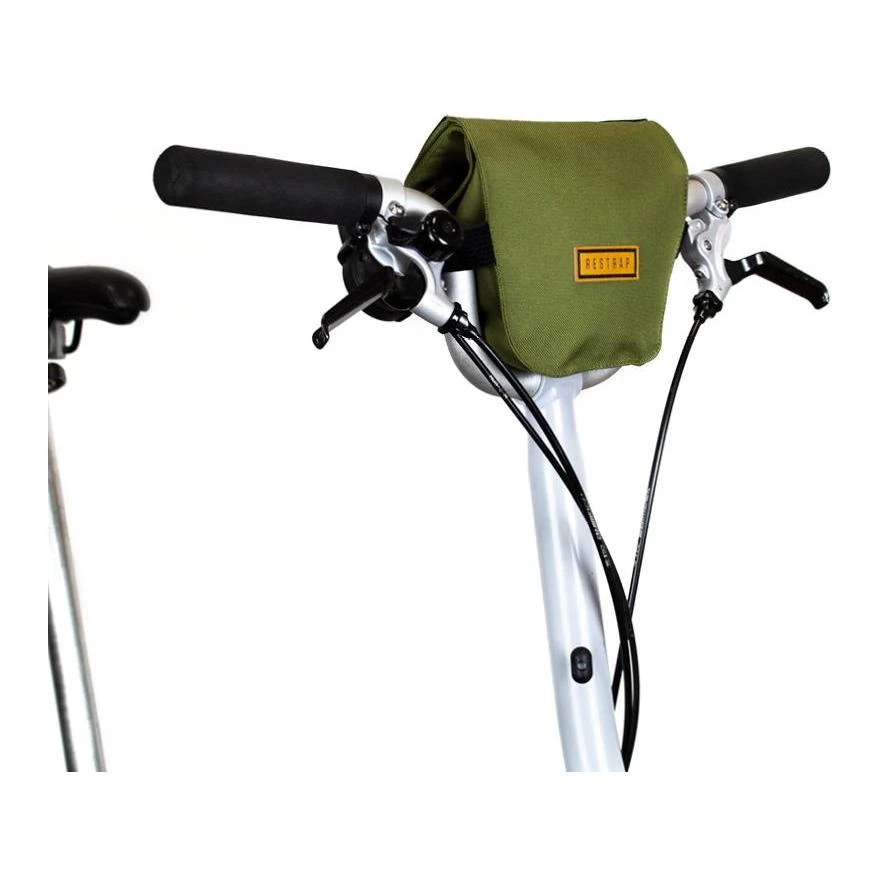 Restrap BROMPTON M & H BAR BAG - OLIVE Vert Militaire 6 Restrap BROMPTON M & H BAR BAG - OLIVE Vert Militaire – Image 4