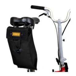 Restrap CITY BIKE SADDLE BAG LARGE - BLACK Noir