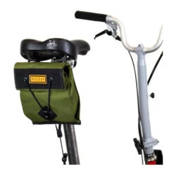 Restrap CITY BIKE SADDLE BAG SMALL - OLIVE Vert Militaire