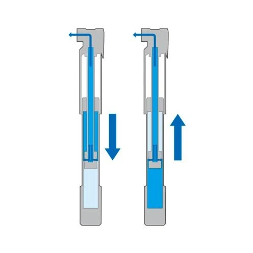 Topeak Mini-pompe Mountain DA Noir 4 Topeak Mini-pompe Mountain DA Noir – Image 2