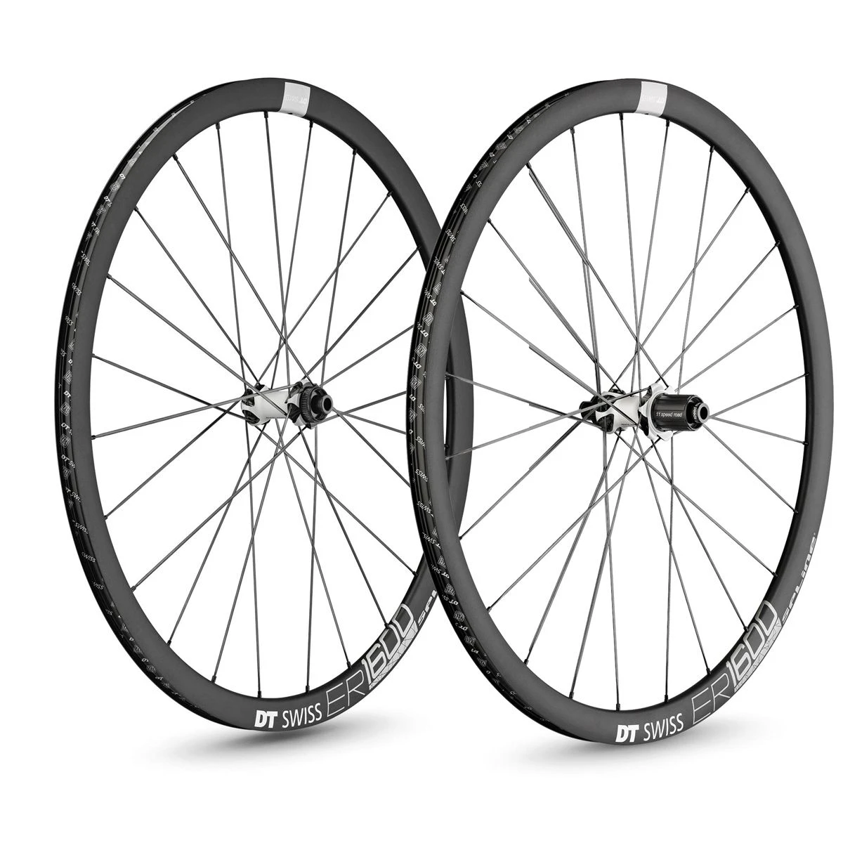 Dt-swiss Paire De Roues ER 1600 Spline 32mm - Freinage Disque (Centerlock) - 2 Dt-swiss Paire De Roues ER 1600 Spline 32mm - Freinage Disque (Centerlock) -
