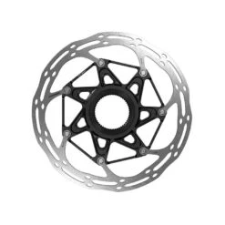 SRAM Disque Centerline Centerlock 160mm Black Rounded Argenté