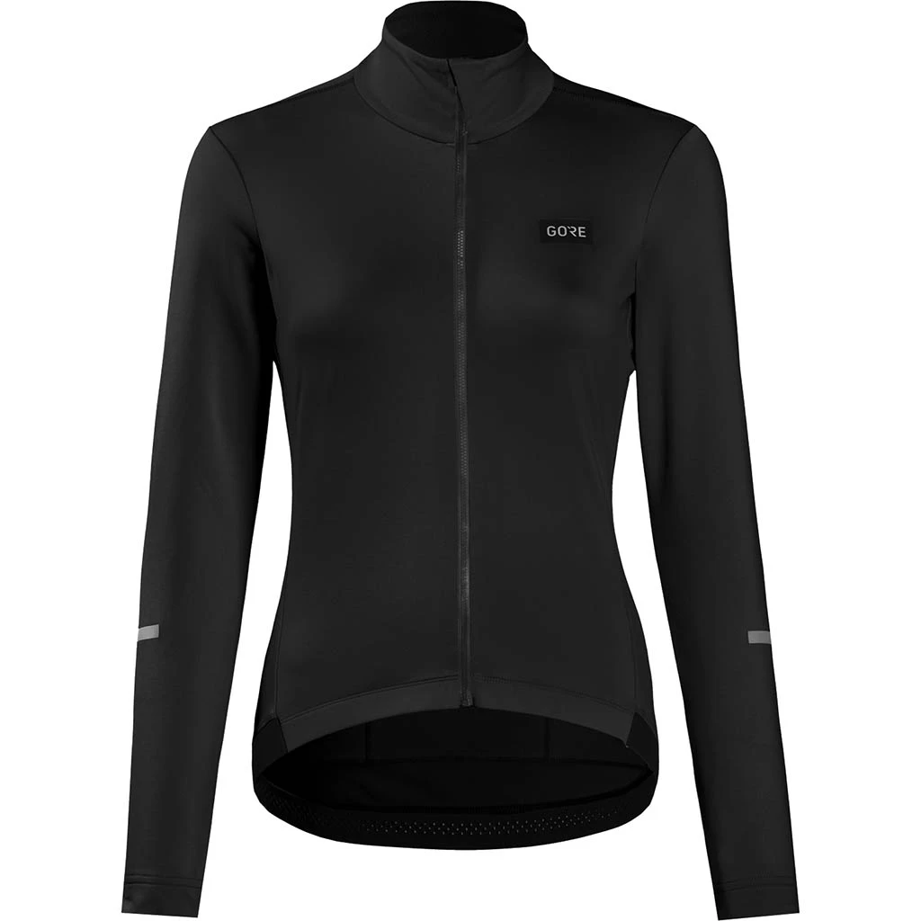 Gore Wear Progress Thermo Jersey Womens Black Femme Noir 3 Gore Wear Progress Thermo Jersey Womens Black Femme Noir