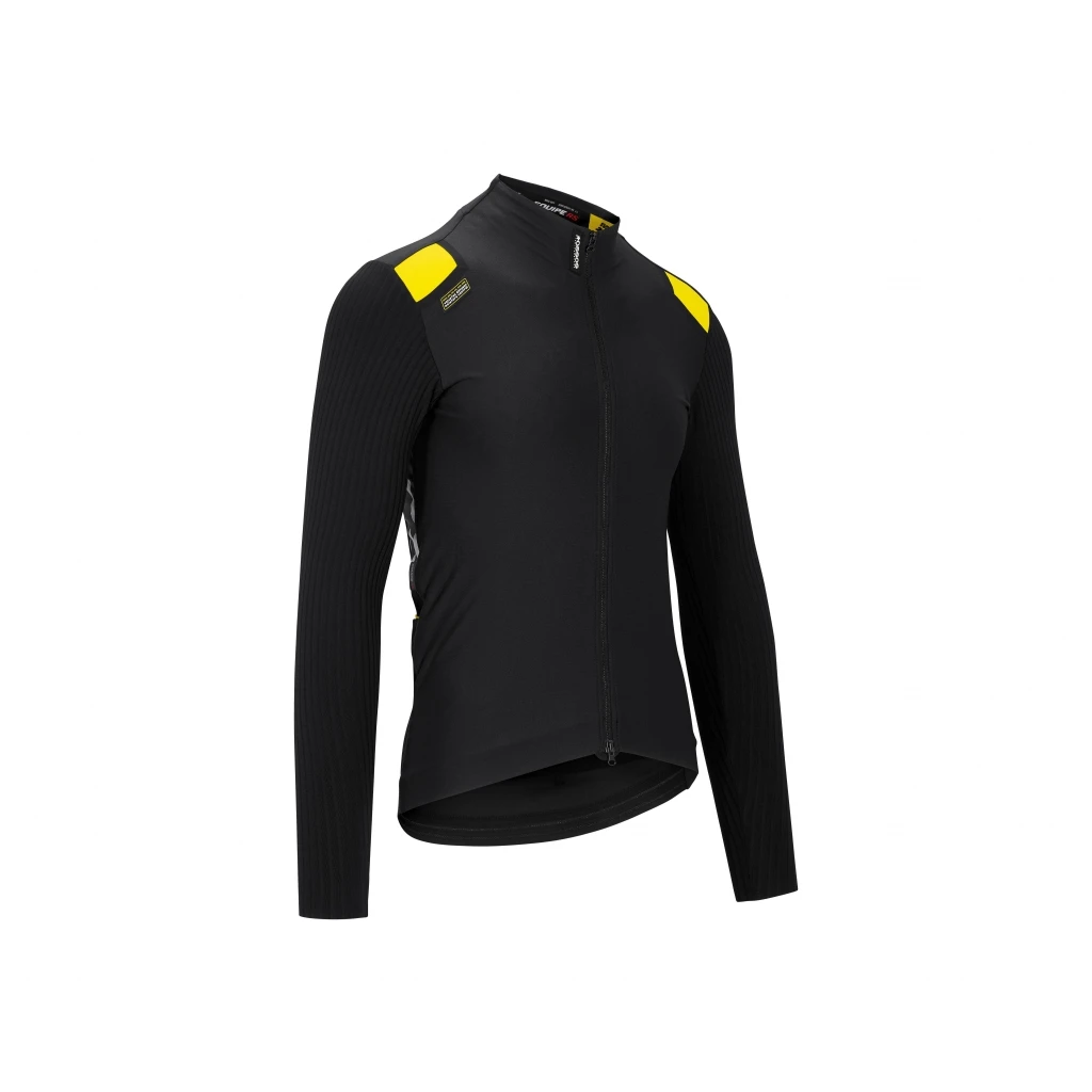 Assos EQUIPE RS Spring Fall Jacket Black Series / Yellow Homme Noir 4 Assos EQUIPE RS Spring Fall Jacket Black Series / Yellow Homme Noir – Image 2