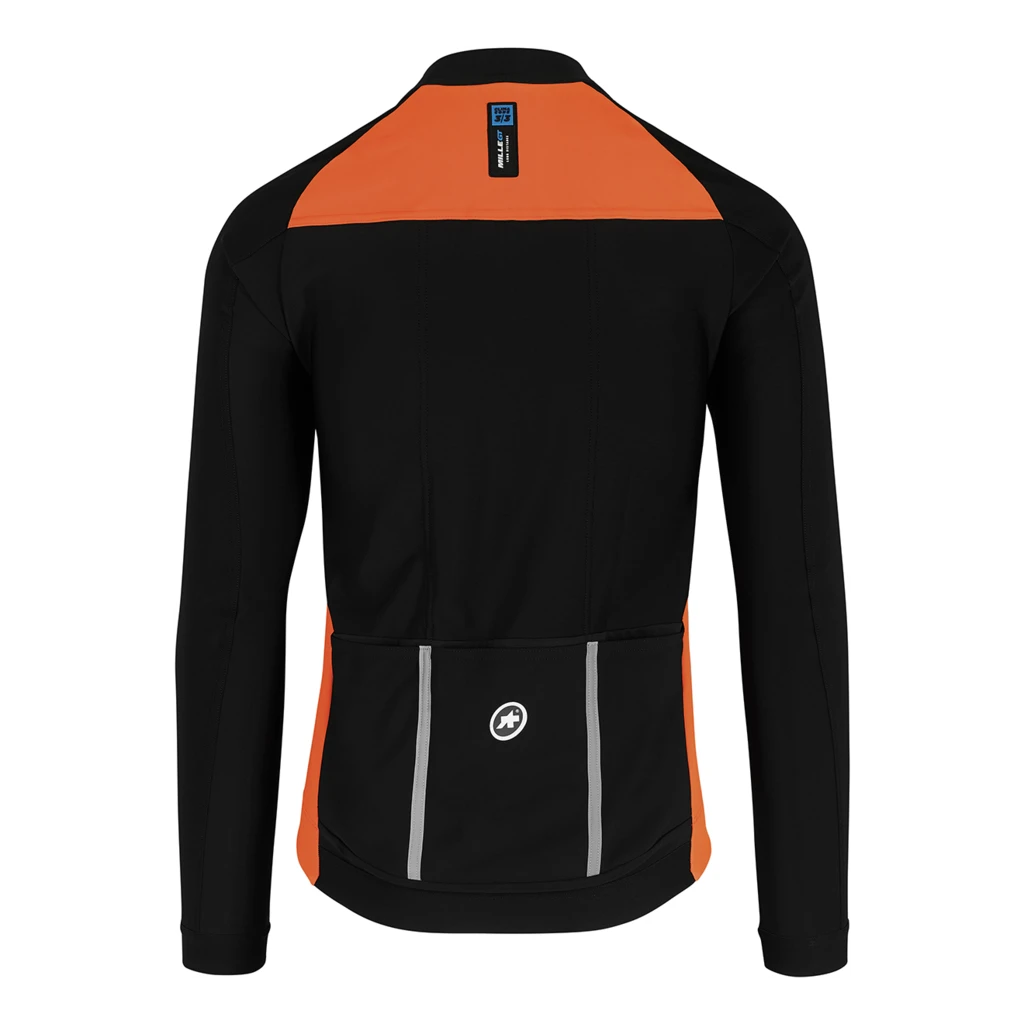 Assos MILLE GT Winter Jacket EVO Lolly Red Homme Noir 4 Assos MILLE GT Winter Jacket EVO Lolly Red Homme Noir – Image 2