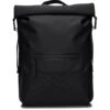 Rains Trail Rolltop Backpack W3 Noir 2 Rains Trail Rolltop Backpack W3 Noir -RideLight Boutique main 14320 black 1 4fa0