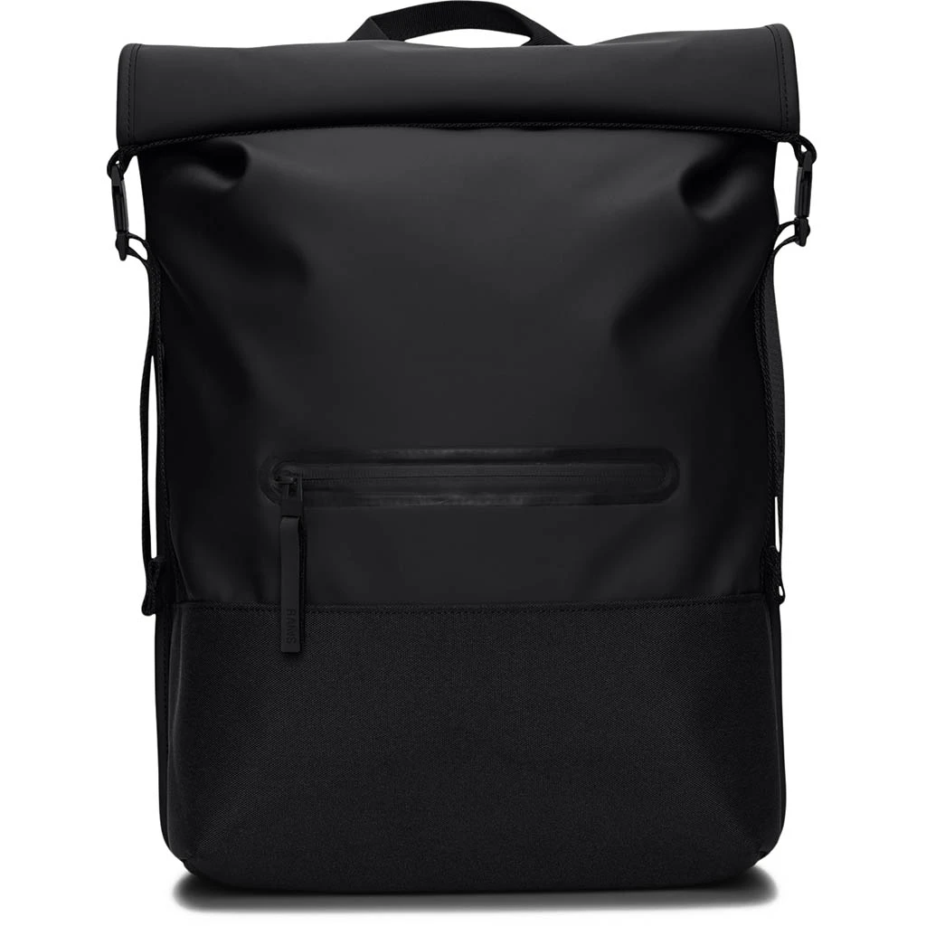 Rains Trail Rolltop Backpack W3 Noir 3 Rains Trail Rolltop Backpack W3 Noir