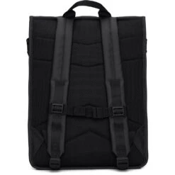 Rains Trail Rolltop Backpack W3 Noir 8 Rains Trail Rolltop Backpack W3 Noir -RideLight Boutique main 14320 black 2 0a2d