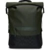 Rains Trail Rolltop Backpack W3 Kaki 1 Rains Trail Rolltop Backpack W3 Kaki -RideLight Boutique main 14320 green 1 d70c