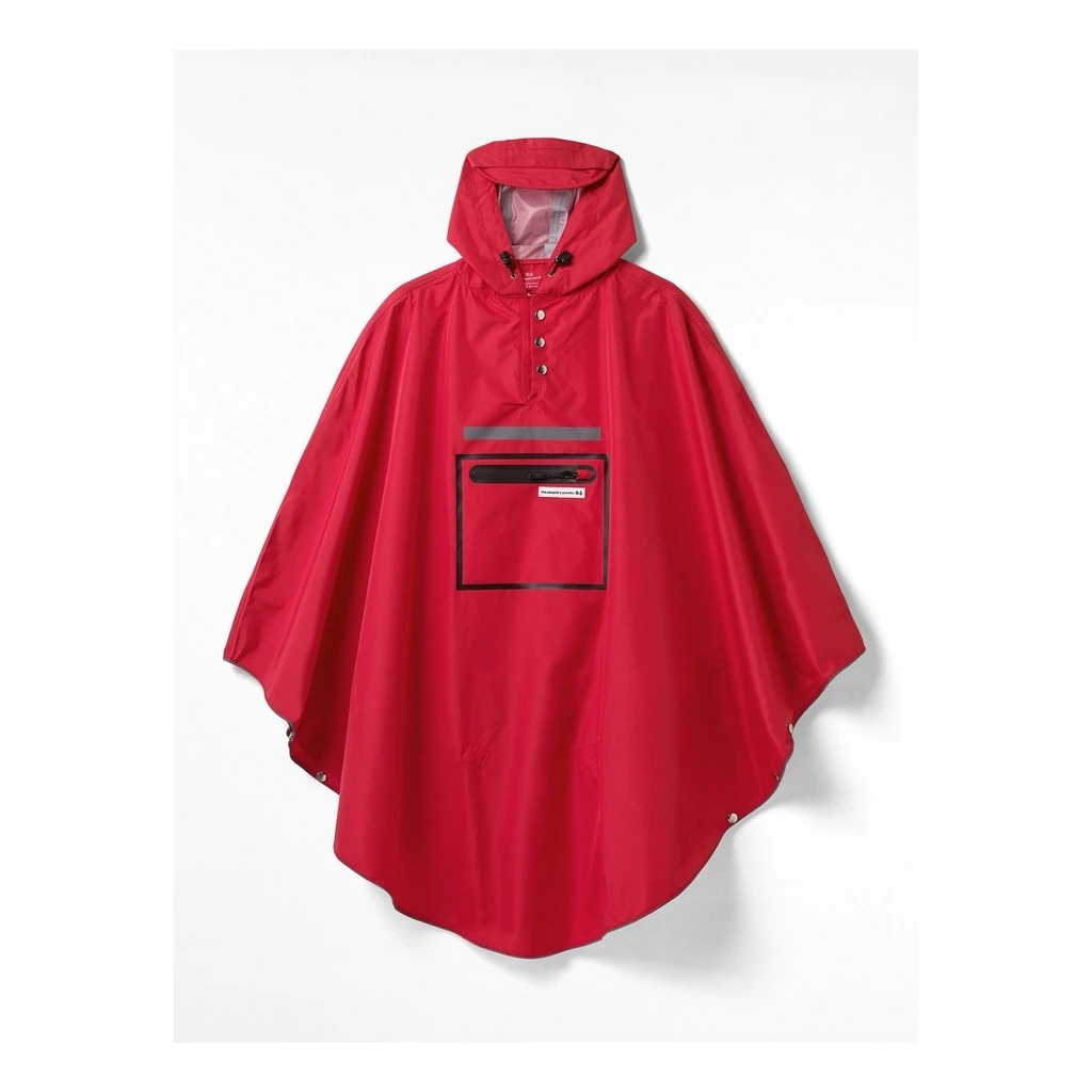 The Peoples Poncho Poncho 3.0 Hardy Red 5 The Peoples Poncho Poncho 3.0 Hardy Red – Image 3