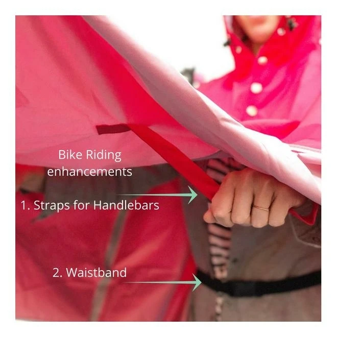 The Peoples Poncho Poncho 3.0 Hardy Red 7 The Peoples Poncho Poncho 3.0 Hardy Red – Image 5