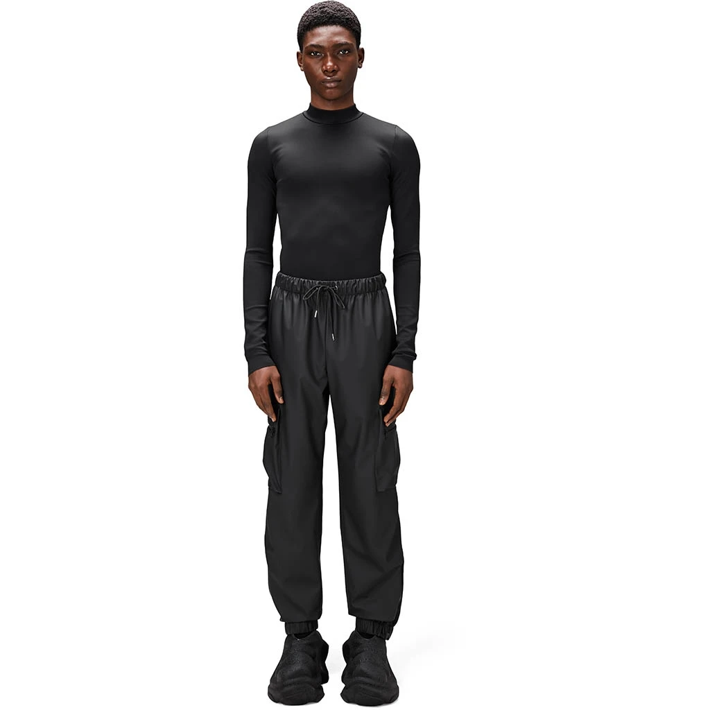 Rains Cargo Rain Pants Regular W3 Noir 8 Rains Cargo Rain Pants Regular W3 Noir – Image 6