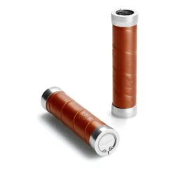 Brooks England Slender Grips Cuir 2x100mm Beige