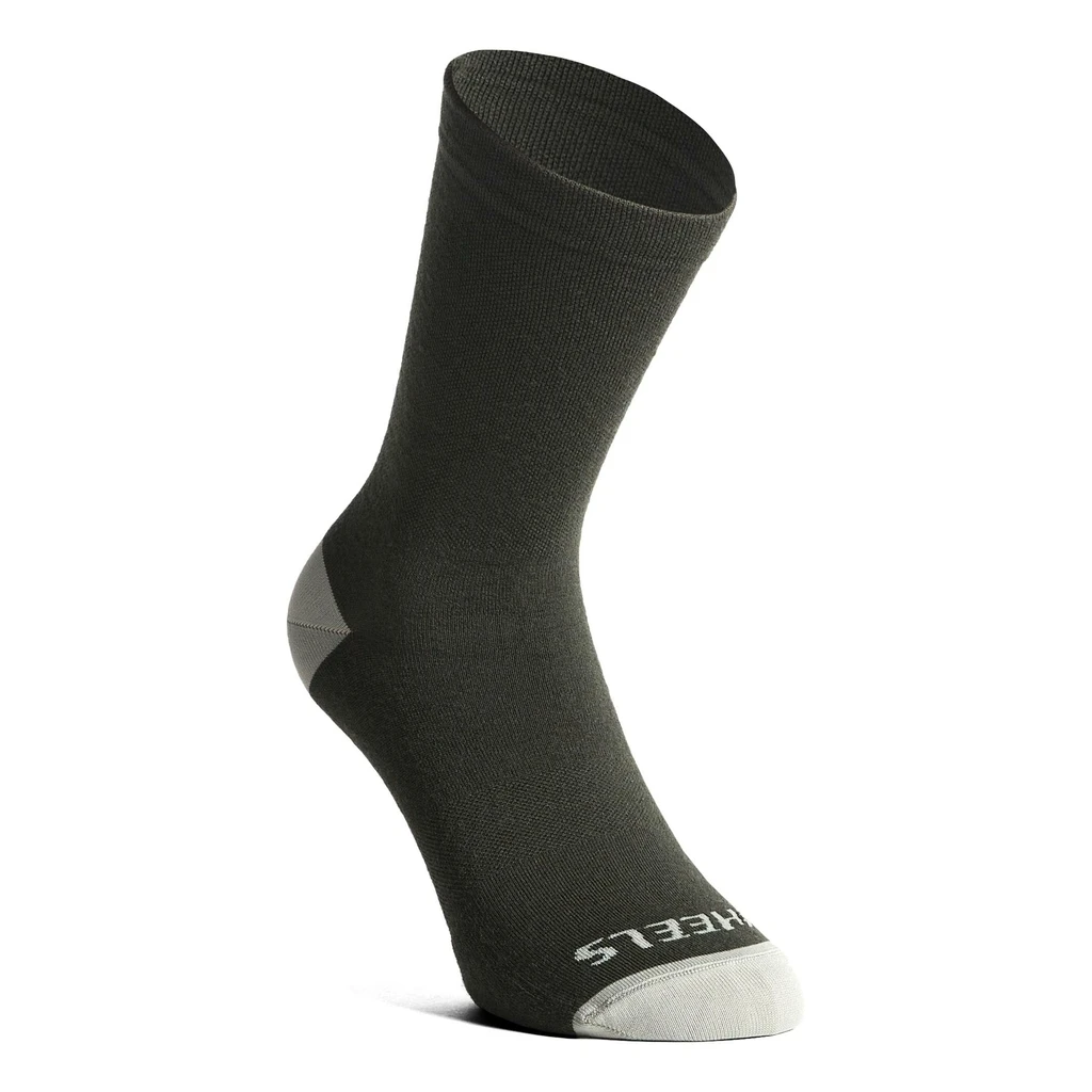 7mesh Ashlu Merino Sock - 7 Unisex Thyme Homme Kaki 3 7mesh Ashlu Merino Sock - 7 Unisex Thyme Homme Kaki