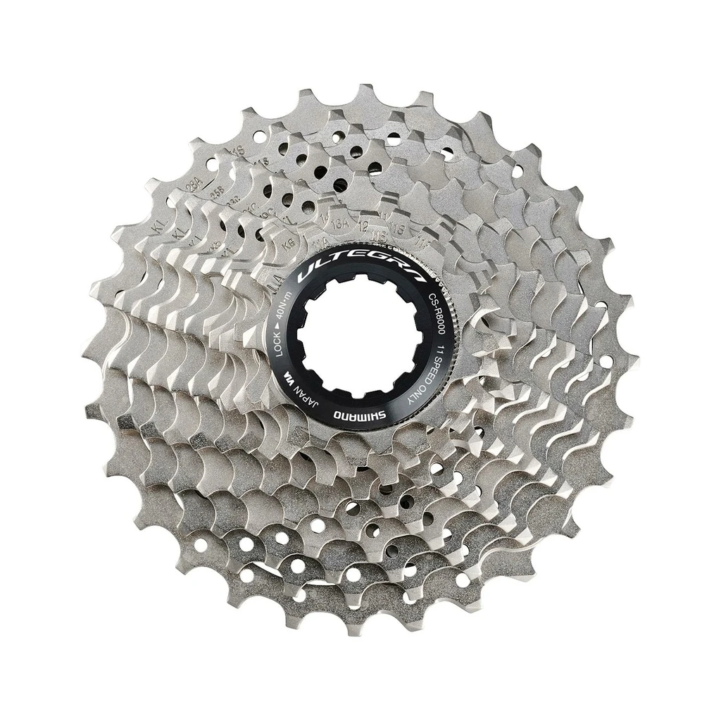 Shimano Cassette 11v 11-25 CS-R8000 Ultegra Argent 3 Shimano Cassette 11v 11-25 CS-R8000 Ultegra Argent