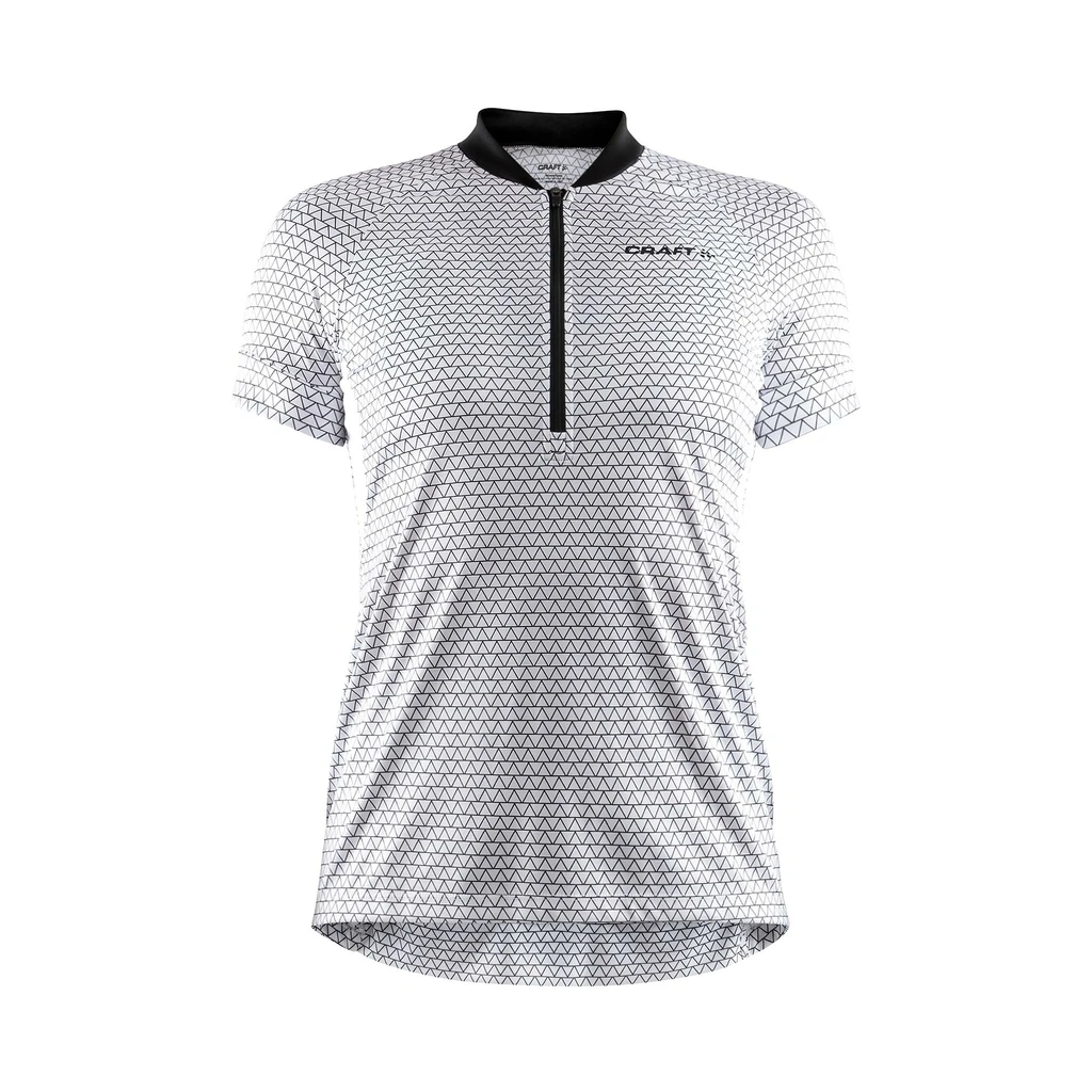 Craft Vélo Art Jersey Femme Blanc 3 Craft Vélo Art Jersey Femme Blanc