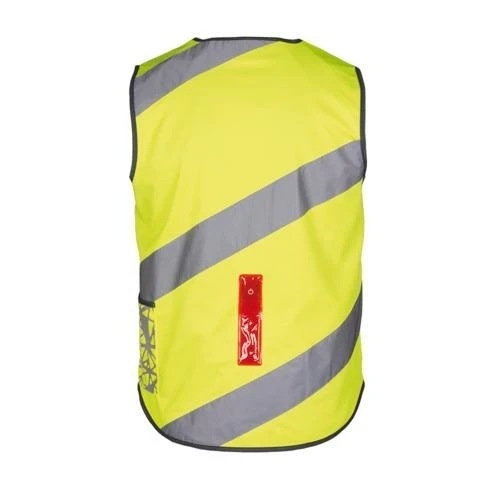 Wowow Gilet Réfléchissant Roadie Homme Jaune Fluo 4 Wowow Gilet Réfléchissant Roadie Homme Jaune Fluo – Image 2