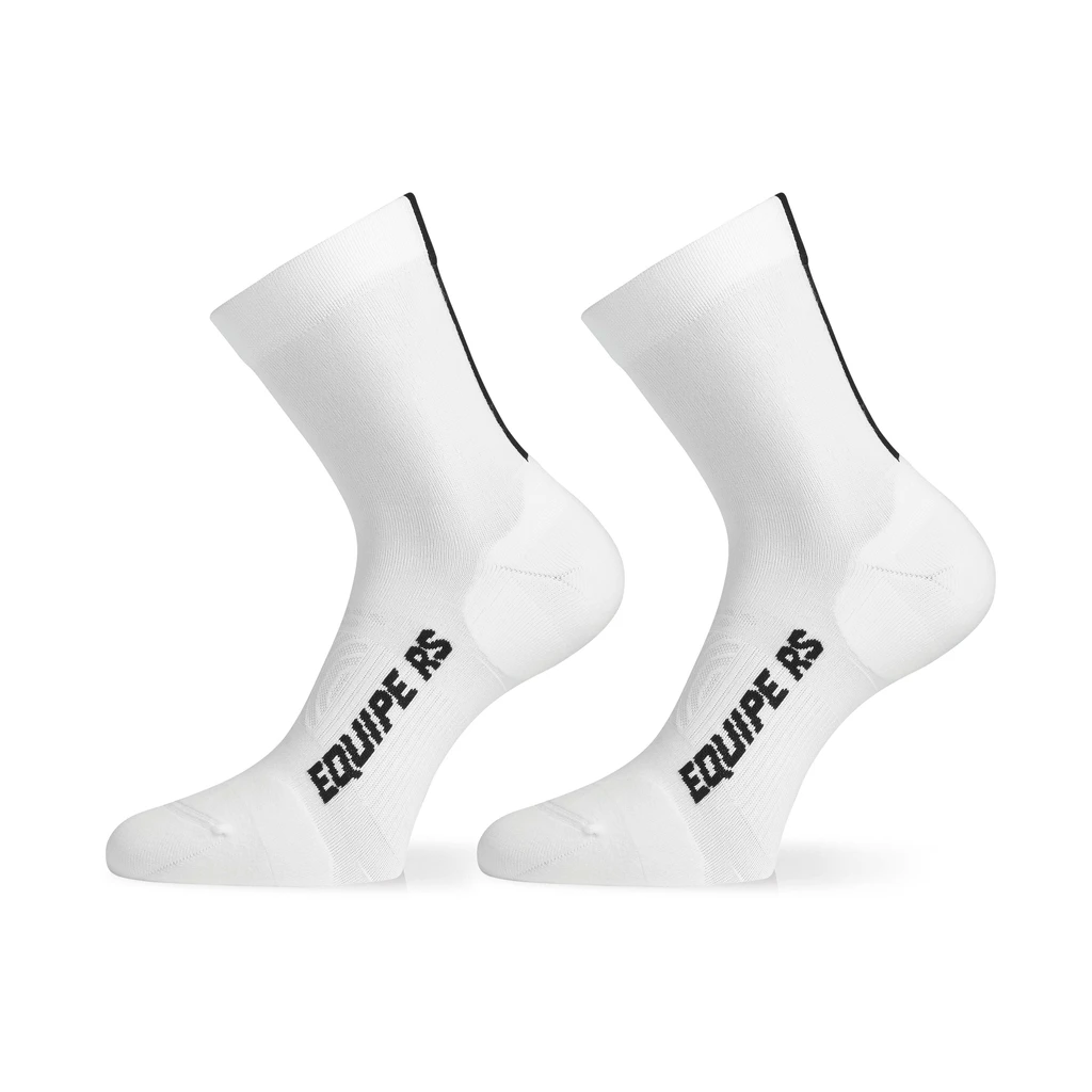 Assos RS Socks Homme Blanc 3 Assos RS Socks Homme Blanc