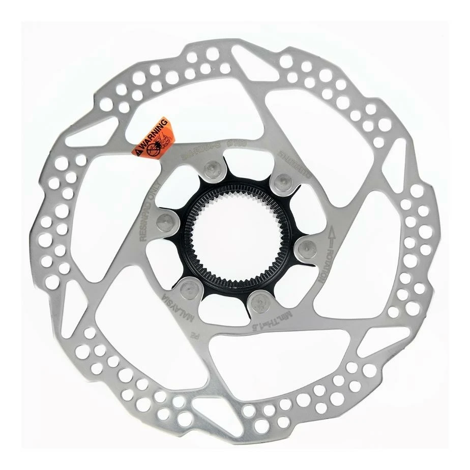 Shimano Disque Center Lock 160mm SM-RT54 Argent 3 Shimano Disque Center Lock 160mm SM-RT54 Argent