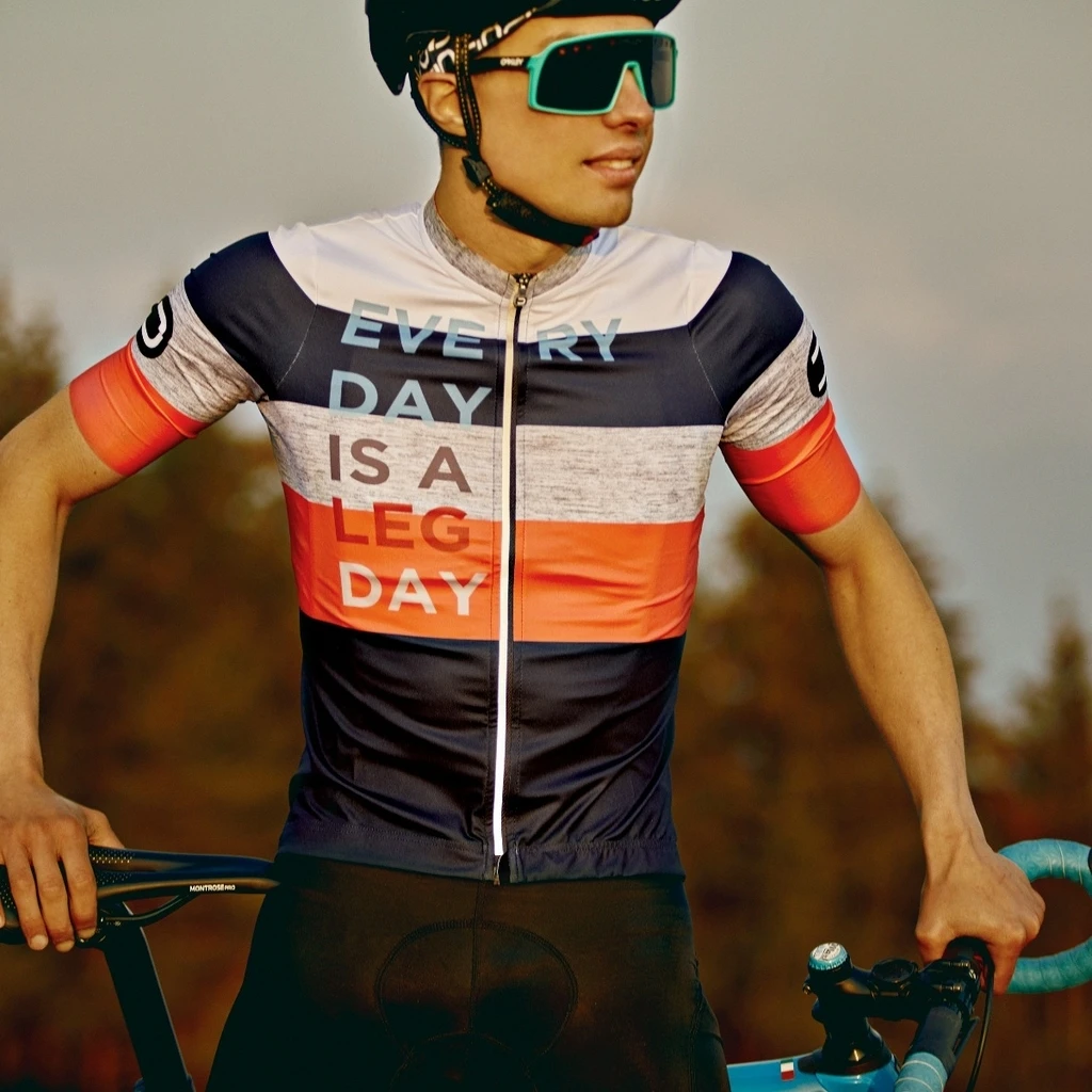 Dotout COMBACT JERSEY Blue Orange Grey Homme Bleu 4 Dotout COMBACT JERSEY Blue Orange Grey Homme Bleu – Image 2