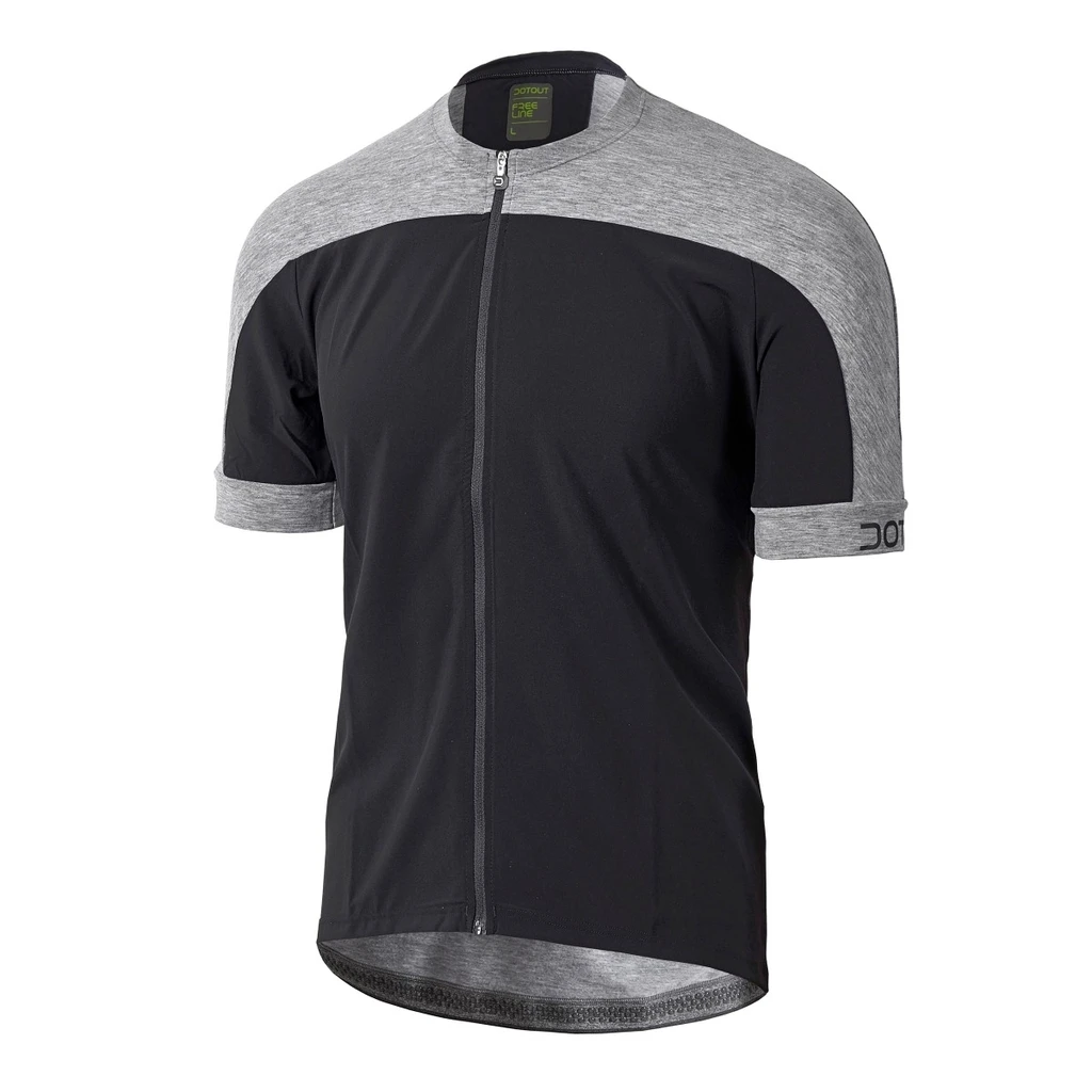 Dotout Freemont Jersey Black-melange Light Grey Homme Noir 3 Dotout Freemont Jersey Black-melange Light Grey Homme Noir