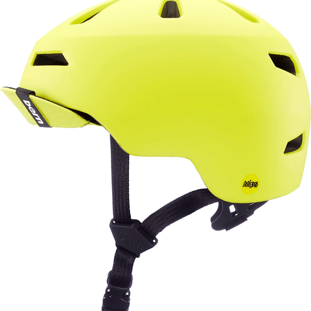 Bern Nino 2.0 Matte Lime Enfant Jaune 6 Bern Nino 2.0 Matte Lime Enfant Jaune – Image 4