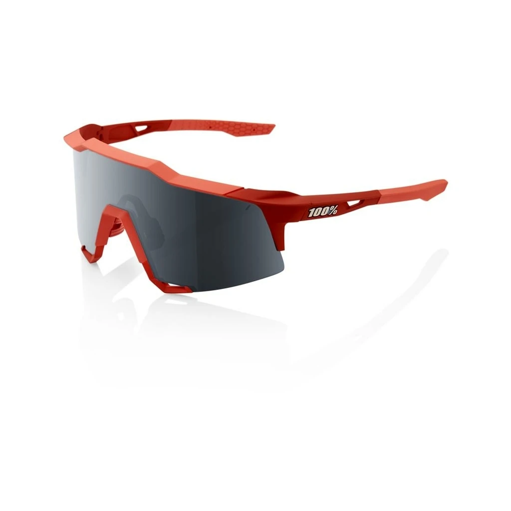 100% SPEEDCRAFT - Soft Tact Coral - Black Mirror Lens Rouge 3 100% SPEEDCRAFT - Soft Tact Coral - Black Mirror Lens Rouge
