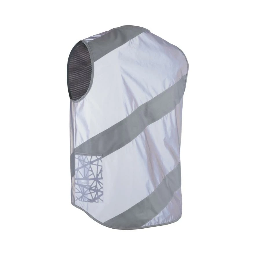 Wowow Gilet Réfléchissant Roadie Homme Argenté 5 Wowow Gilet Réfléchissant Roadie Homme Argenté – Image 3