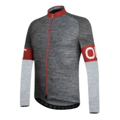 Dotout Block Long Sleeve Jersey Melange Dark Grey-White Homme Gris Denim