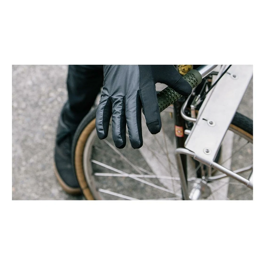 Chrome MIDWEIGHT CYCLE GLOVES Black Noir 5 Chrome MIDWEIGHT CYCLE GLOVES Black Noir – Image 3