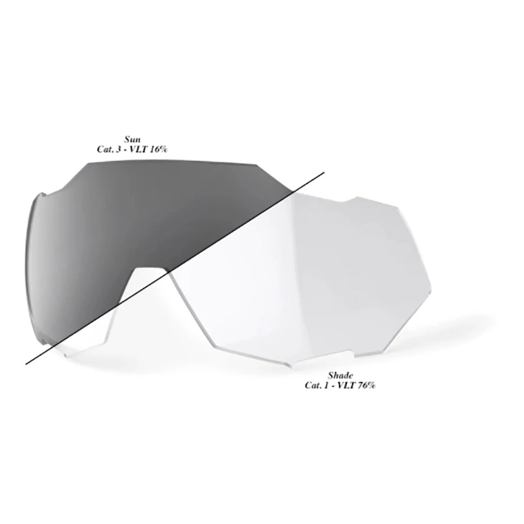 100% SPEEDTRAP Replacement Lens Photochromic Clear/Smoke Transparent 3 100% SPEEDTRAP Replacement Lens Photochromic Clear/Smoke Transparent