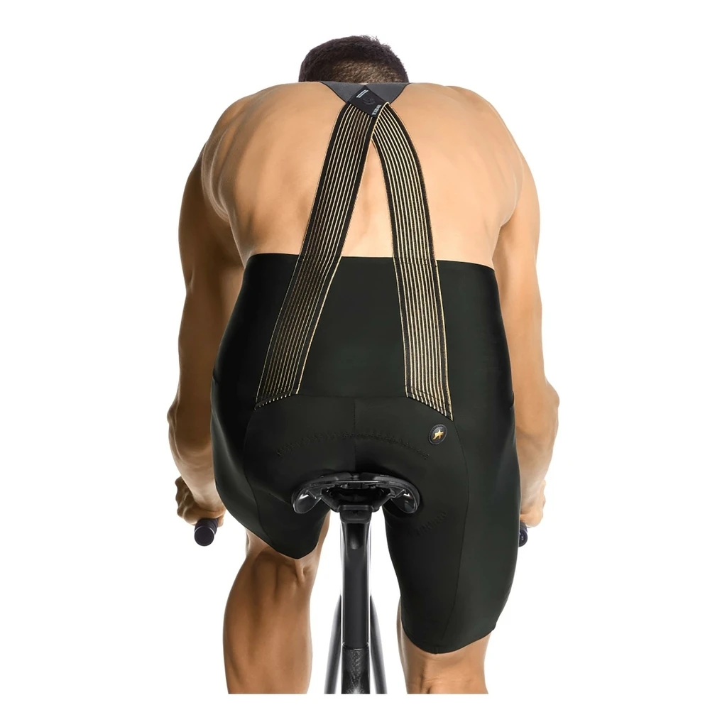 Assos MILLE GTO Bib Shorts C2 Long Flamme D'Or Homme Noir 9 Assos MILLE GTO Bib Shorts C2 Long Flamme D'Or Homme Noir – Image 7