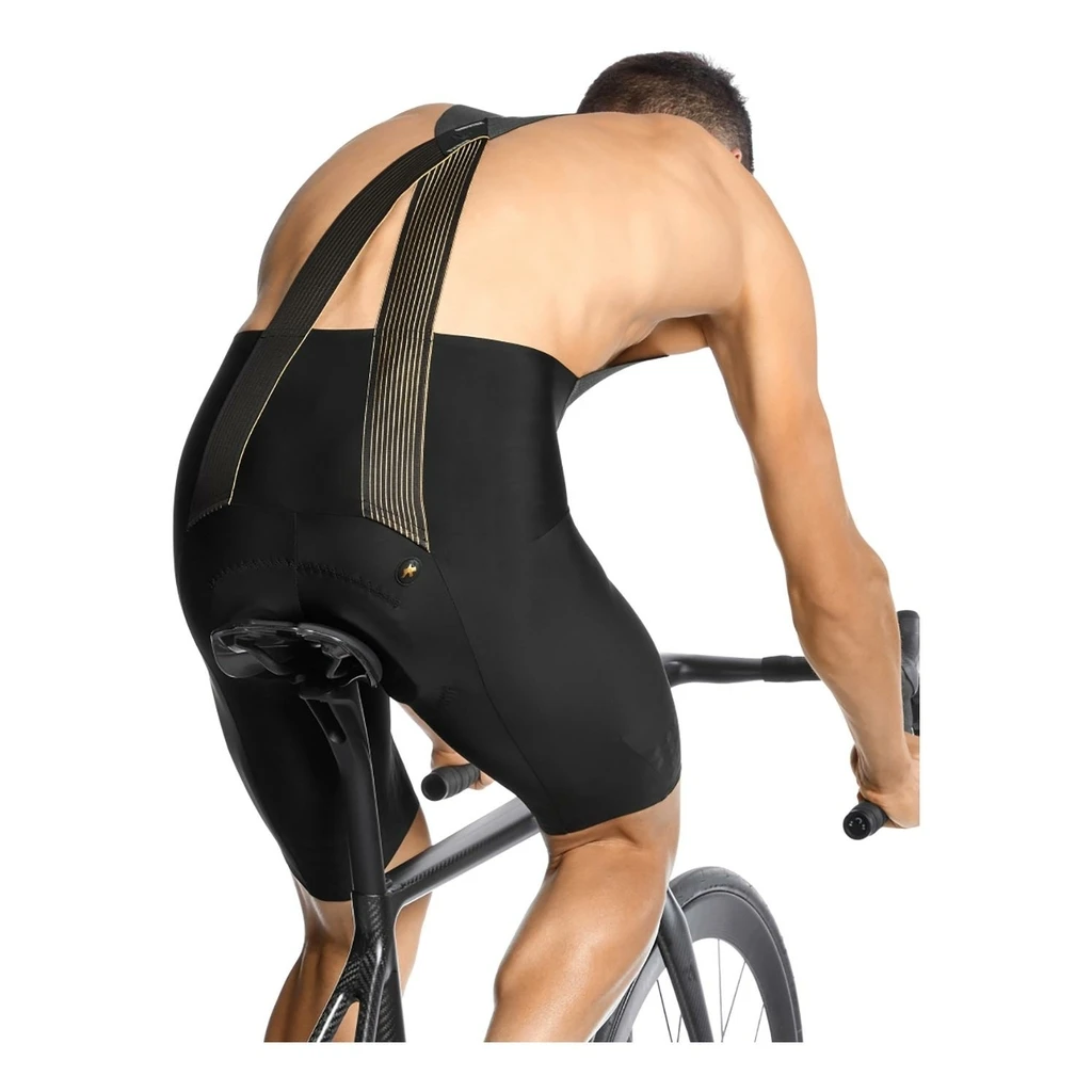 Assos MILLE GTO Bib Shorts C2 Long Flamme D'Or Homme Noir 10 Assos MILLE GTO Bib Shorts C2 Long Flamme D'Or Homme Noir – Image 8