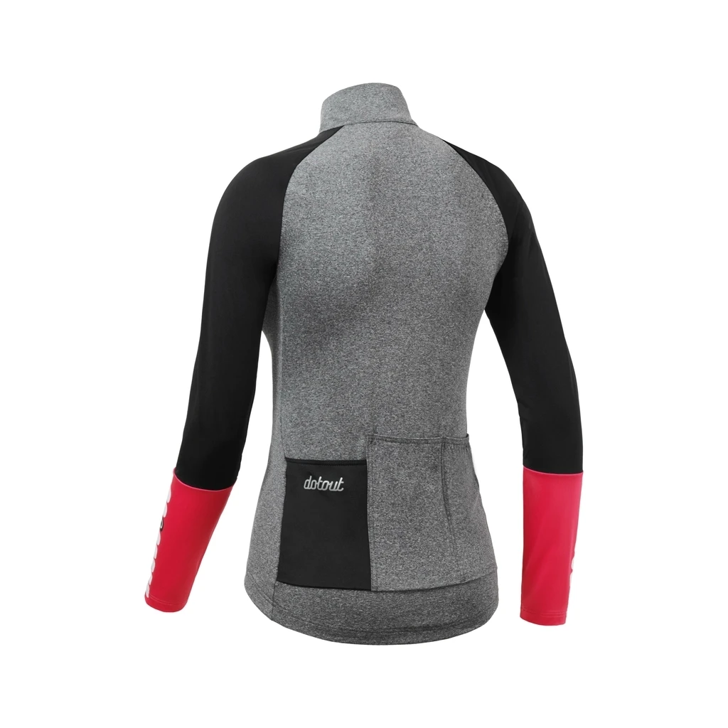 Dotout Fly W Jersey Melange Dark Grey-Fuchsia Femme Gris Clair 4 Dotout Fly W Jersey Melange Dark Grey-Fuchsia Femme Gris Clair – Image 2