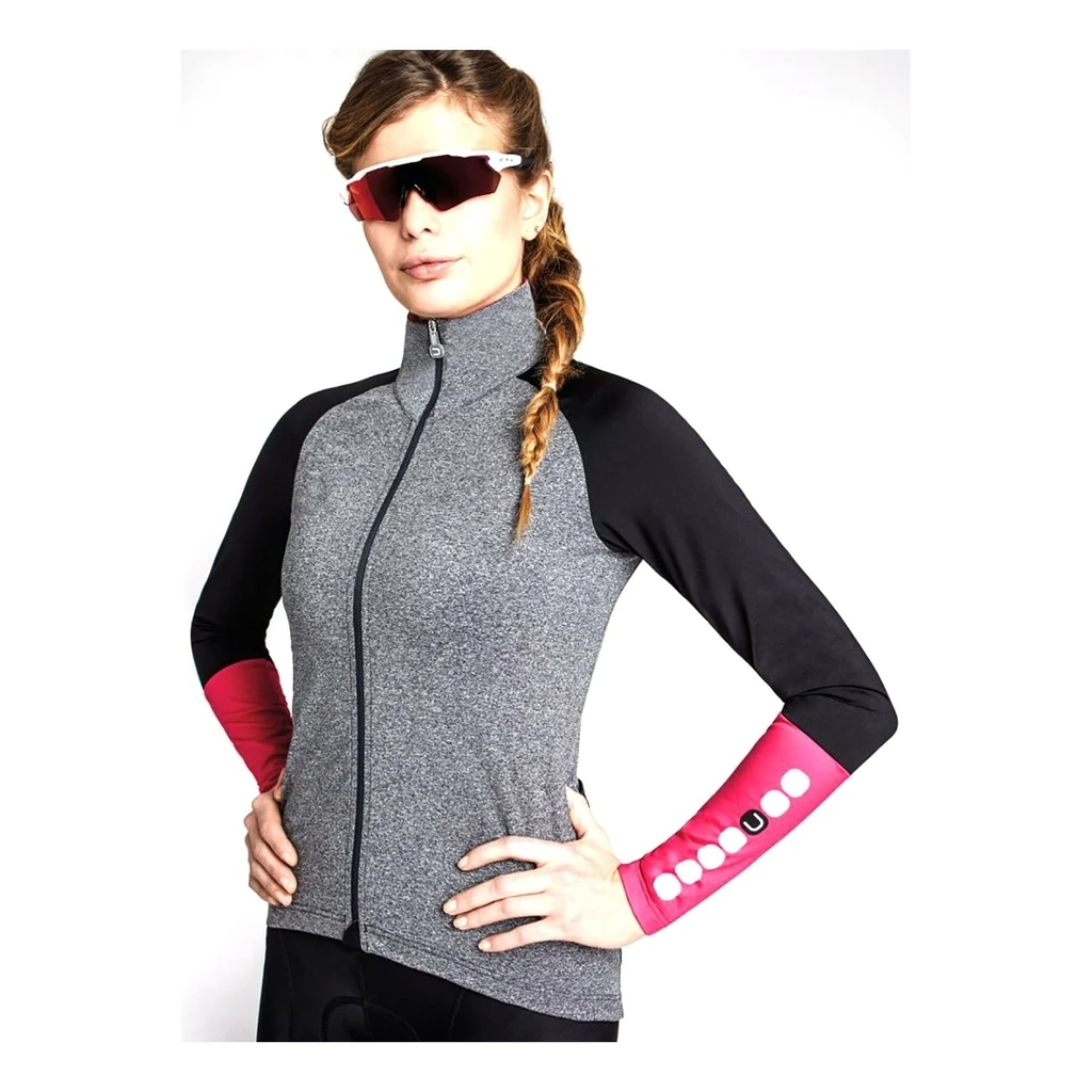 Dotout Fly W Jersey Melange Dark Grey-Fuchsia Femme Gris Clair 5 Dotout Fly W Jersey Melange Dark Grey-Fuchsia Femme Gris Clair – Image 3