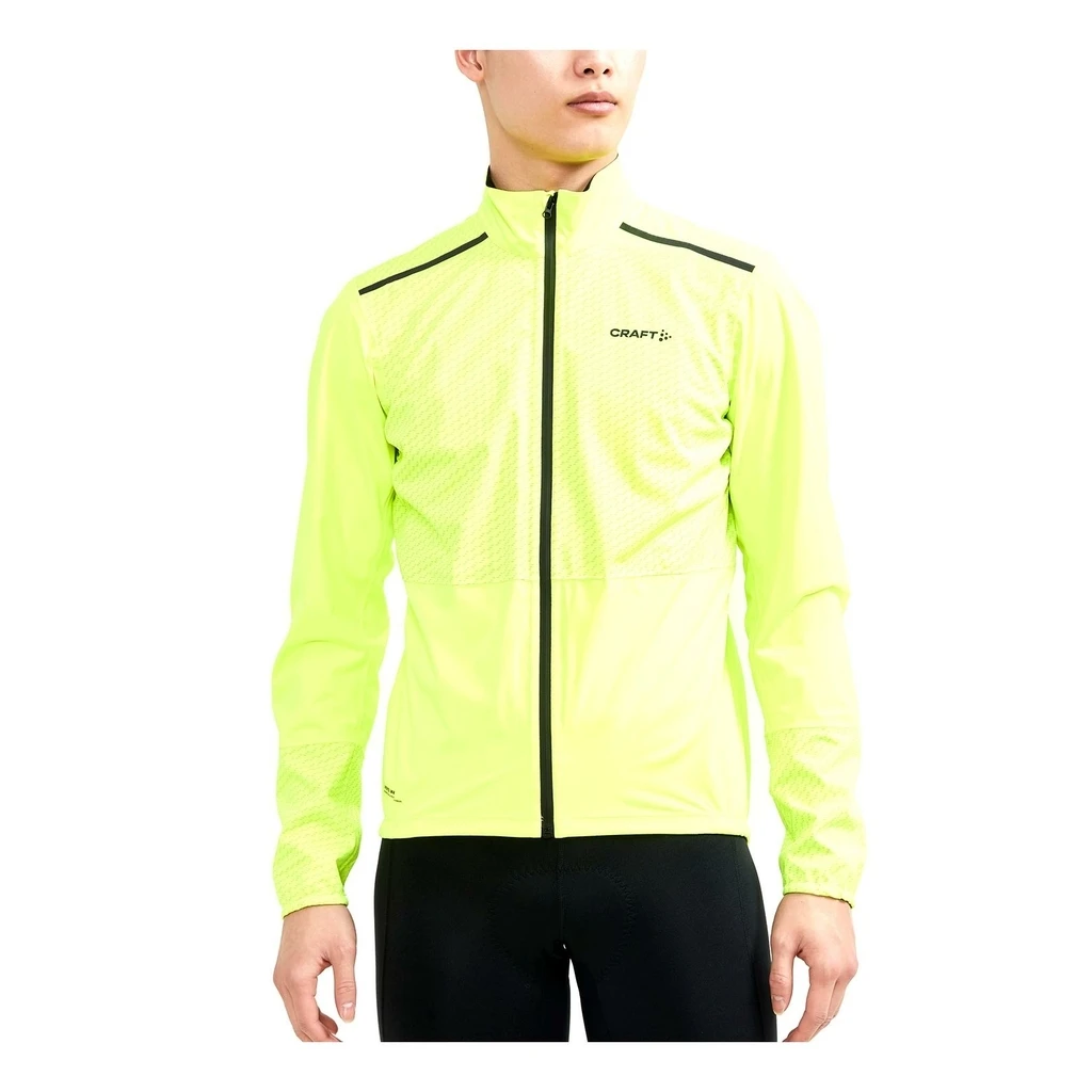 Craft ADV BIKE HYDRO LUMEN JACKET FLUMINO Homme Jaune Fluo 4 Craft ADV BIKE HYDRO LUMEN JACKET FLUMINO Homme Jaune Fluo – Image 2