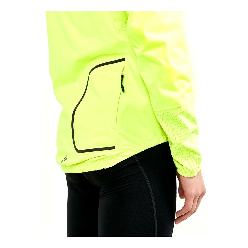 Craft ADV BIKE HYDRO LUMEN JACKET FLUMINO Homme Jaune Fluo 7 Craft ADV BIKE HYDRO LUMEN JACKET FLUMINO Homme Jaune Fluo – Image 5