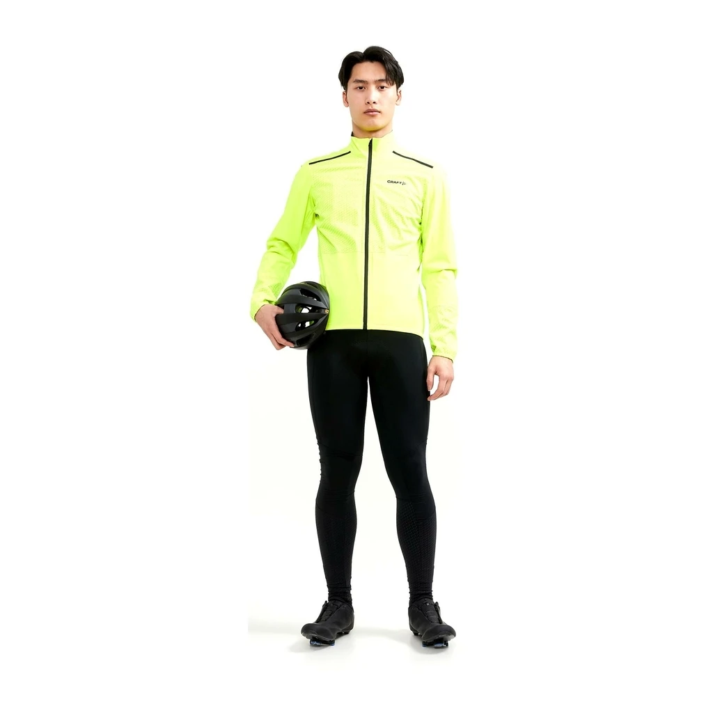 Craft ADV BIKE HYDRO LUMEN JACKET FLUMINO Homme Jaune Fluo 9 Craft ADV BIKE HYDRO LUMEN JACKET FLUMINO Homme Jaune Fluo – Image 7