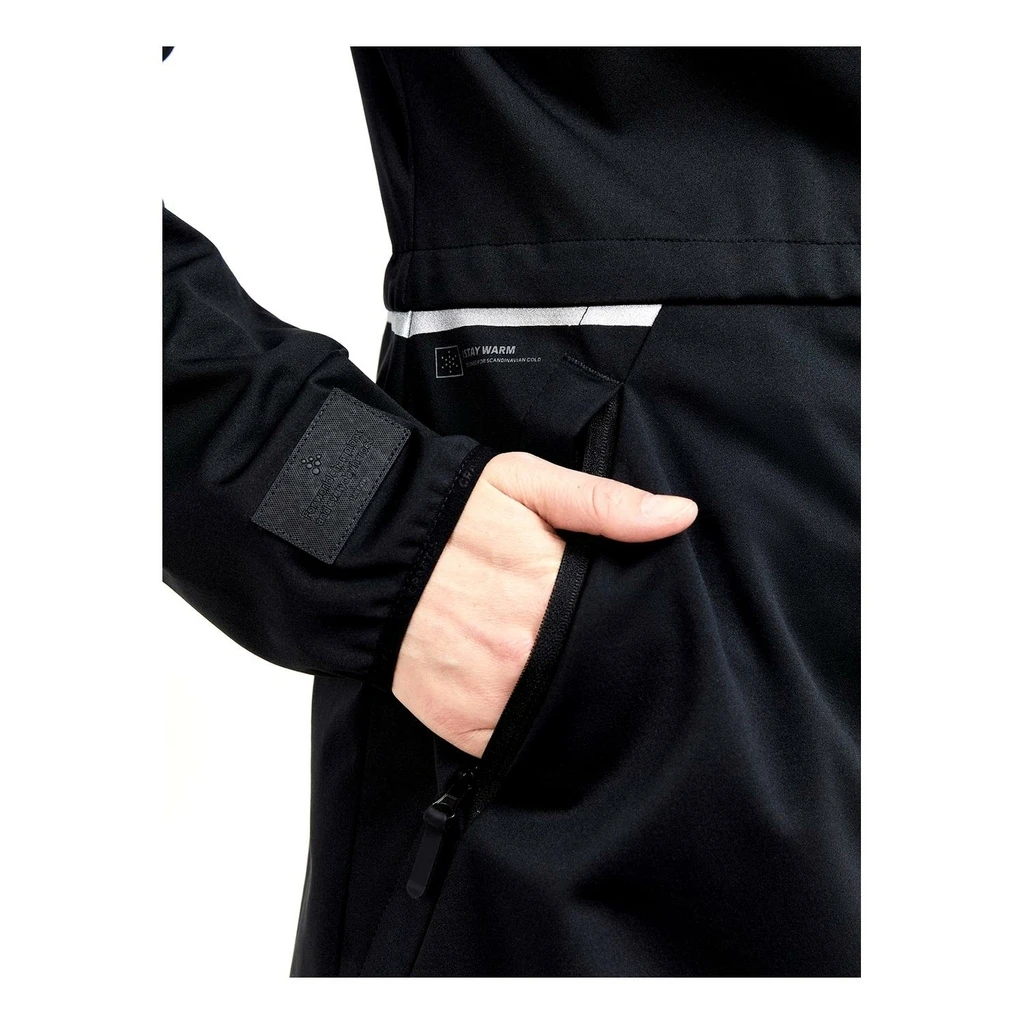 Craft CORE RIDE SUBZ JACKET W BLACK Femme Noir 8 Craft CORE RIDE SUBZ JACKET W BLACK Femme Noir – Image 6