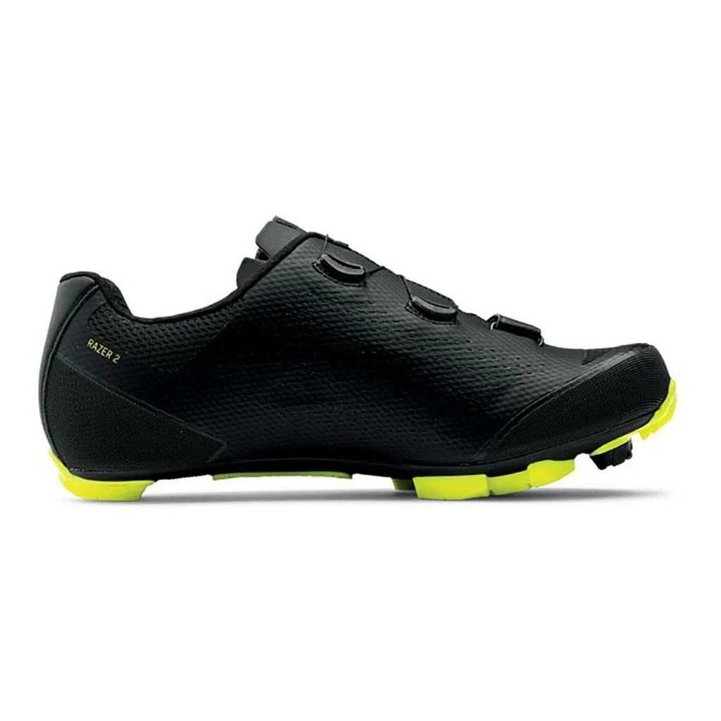 Northwave RAZER 2 BLACK/YELLOW FLUO Homme Noir 4 Northwave RAZER 2 BLACK/YELLOW FLUO Homme Noir – Image 2