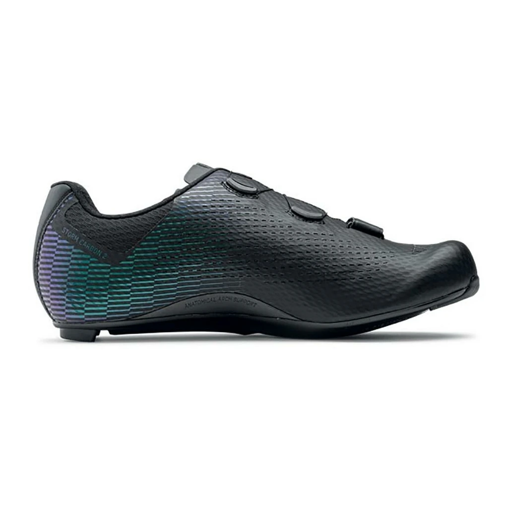Northwave STORM CARBON 2 BLACK/IRIDESCENT Homme Noir 5 Northwave STORM CARBON 2 BLACK/IRIDESCENT Homme Noir – Image 3
