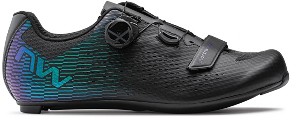 Northwave STORM CARBON 2 BLACK/IRIDESCENT Homme Noir 8 Northwave STORM CARBON 2 BLACK/IRIDESCENT Homme Noir – Image 6