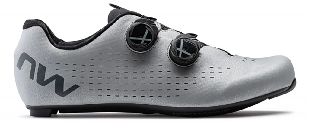 Northwave REVOLUTION 3 SILVER REFLECTIVE Homme Argenté 5 Northwave REVOLUTION 3 SILVER REFLECTIVE Homme Argenté – Image 3