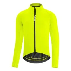 Gore Wear Maillot C5 Thermo Jersey Neon Yellow/Citrus Green Homme Jaune Fluo
