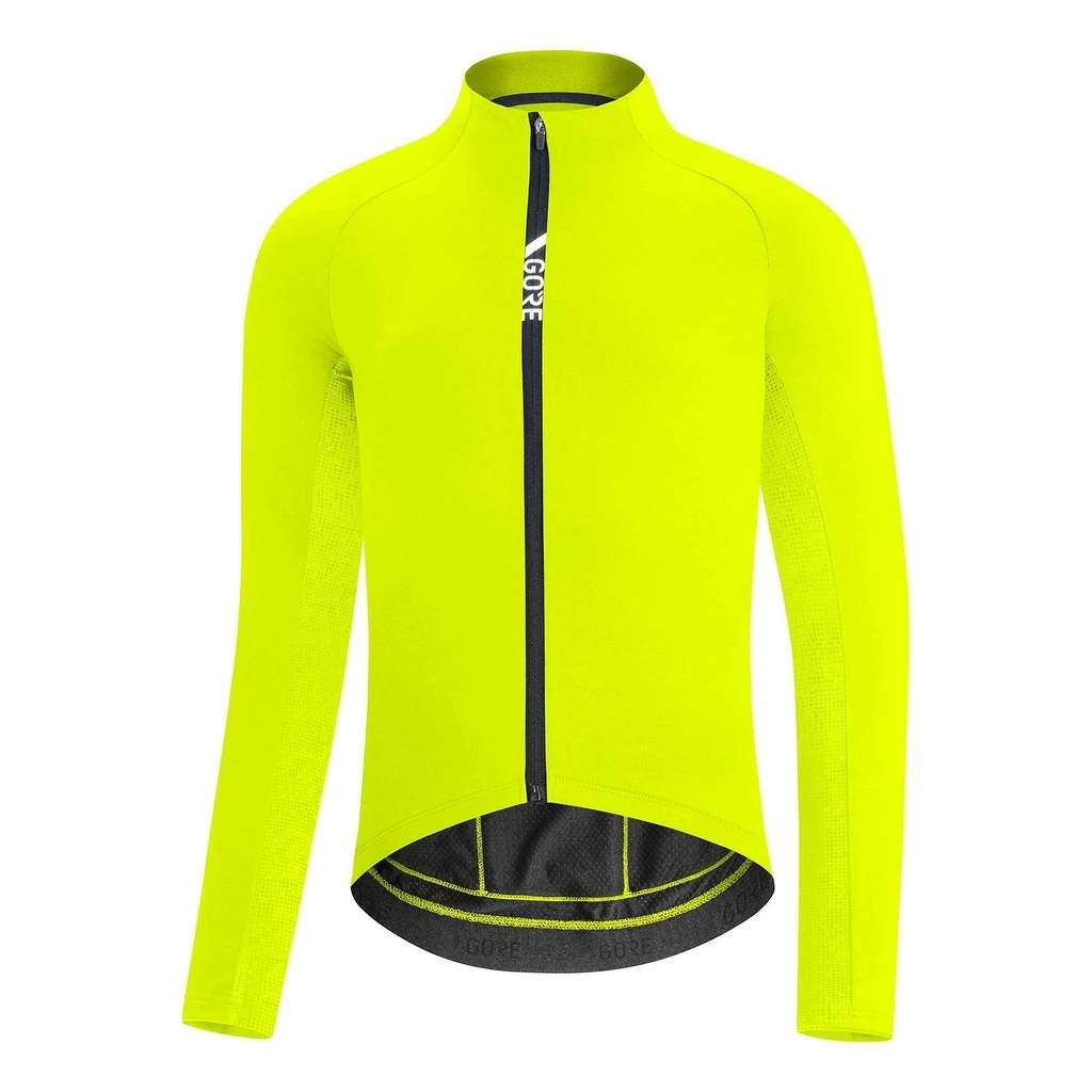 Gore Wear Maillot C5 Thermo Jersey Neon Yellow/Citrus Green Homme Jaune Fluo 3 Gore Wear Maillot C5 Thermo Jersey Neon Yellow/Citrus Green Homme Jaune Fluo