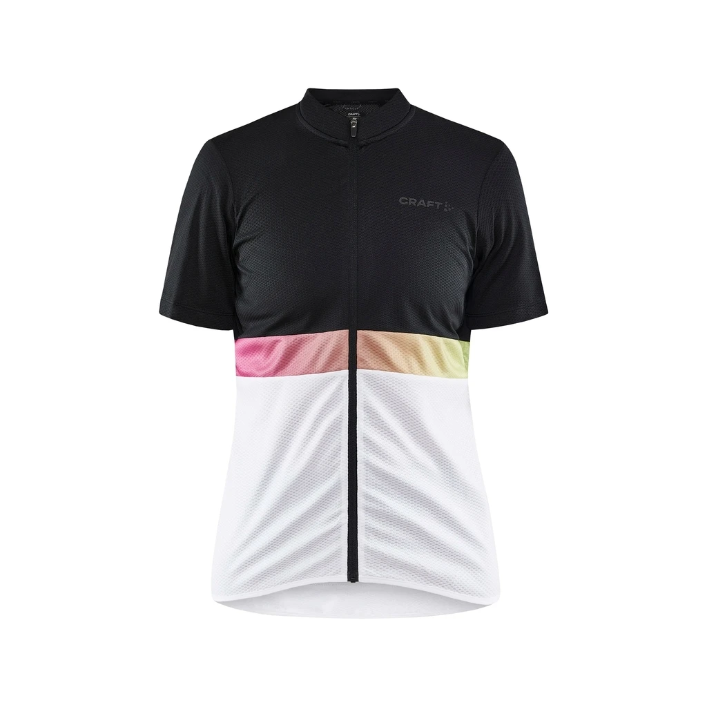 Craft CORE ENDUR JERSEY W BLACK/WHIT Femme Noir 3 Craft CORE ENDUR JERSEY W BLACK/WHIT Femme Noir