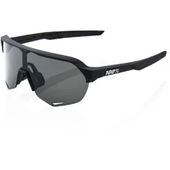 100% S2 - Soft Tact Black - Smoke Lens