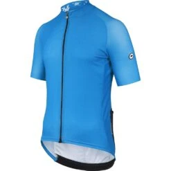 Assos MILLE GT Jersey C2 Cyber Blue Homme Bleu Ciel -RideLight Boutique main MILLE GT Summer SS Jersey c2 Cyber Blue lat sx 11.20.310.2L 5528